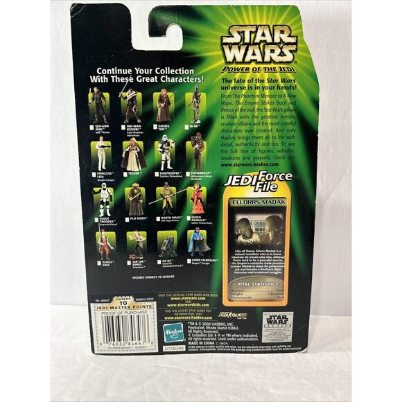 Star Wars Power of the Jedi Action Figure Lot Obi-Wan Qui-Gon Ellorrs Madak NIB - Picture 7 of 13